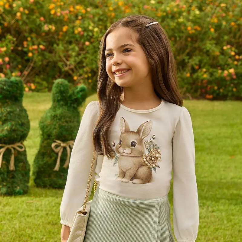 Conjunto Infantil Menina Coelinho Milon 3000808.0452.3
