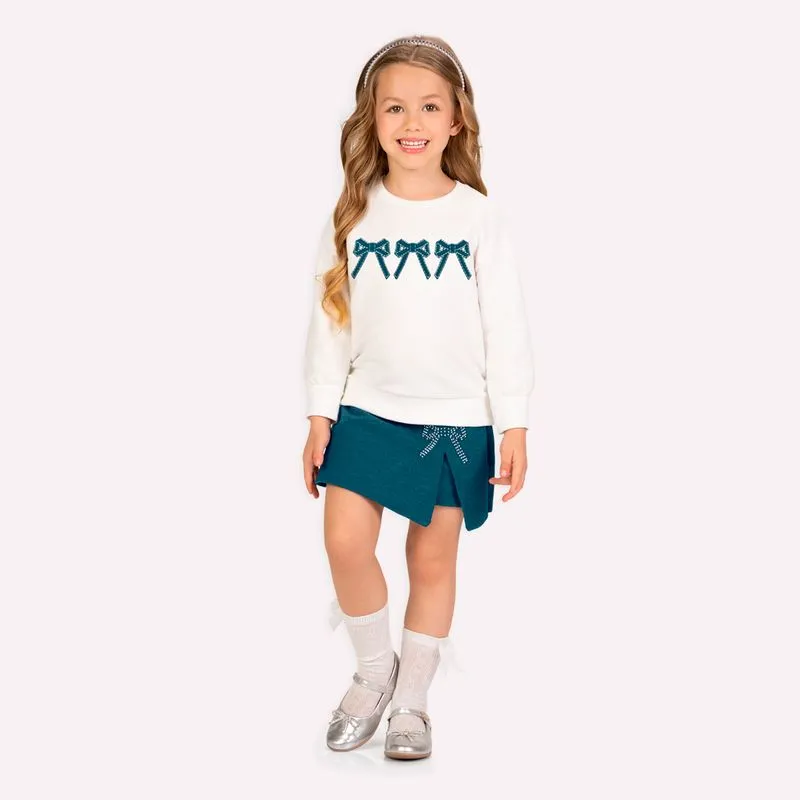 Conjunto Infantil Menina Laços Milon 3000811.0452.3