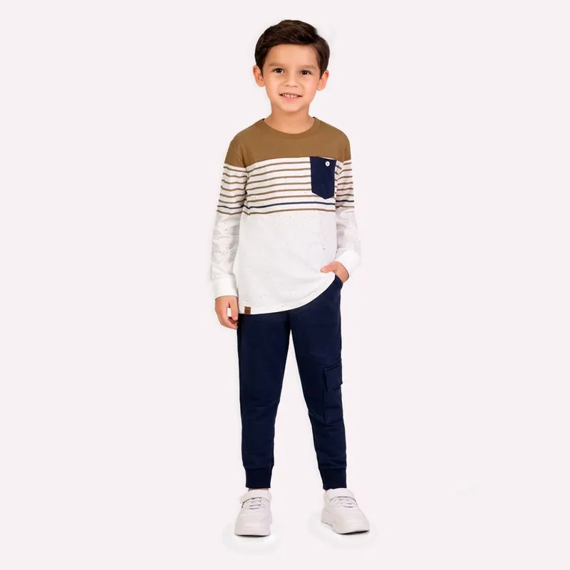 Conjunto Infantil Menino Listras Milon 3000824.800012.14