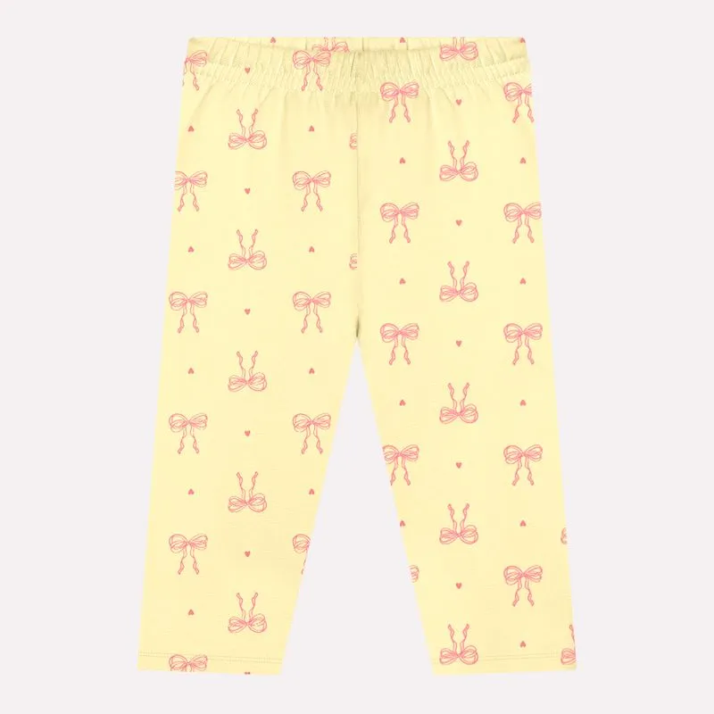 Calça Legging Bebê Menina Laços Kyly 1001479D2.2335.3A6M