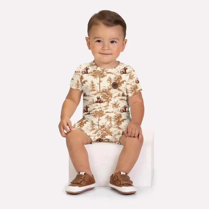 Macaquinho Bebê Menino Ursinhos Milon 2001850.8550.9A12M