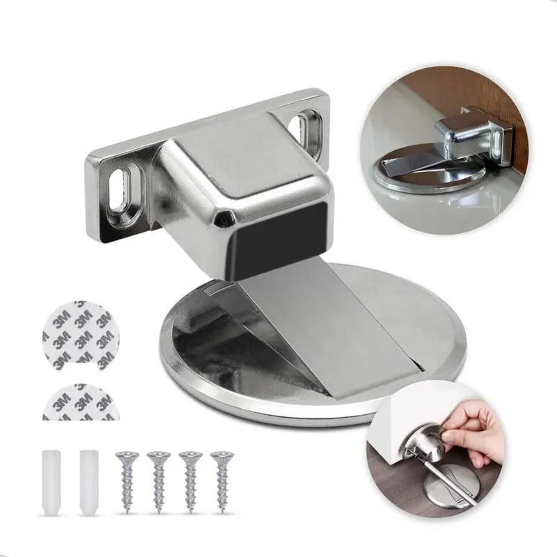 Prendedor Trava Porta Magnético Segurador Fixador Imã Inox