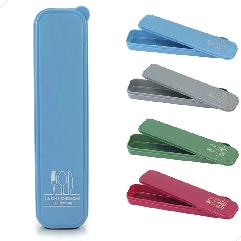 3x Porta Talher Portátil Individual Prático Para Marmita Bol