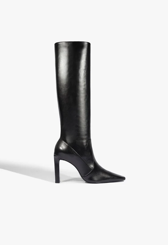 Ulla Up Leather Boot 9.5 / Black / Leather