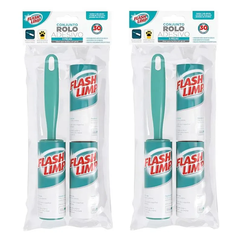 Remove Fiapo Camisa Cachorro - Verde - Kit - 2