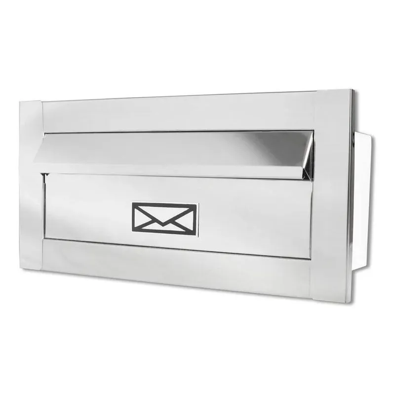 2x Caixa De Frente Inox Carta A Melhor Do Brasil Ful