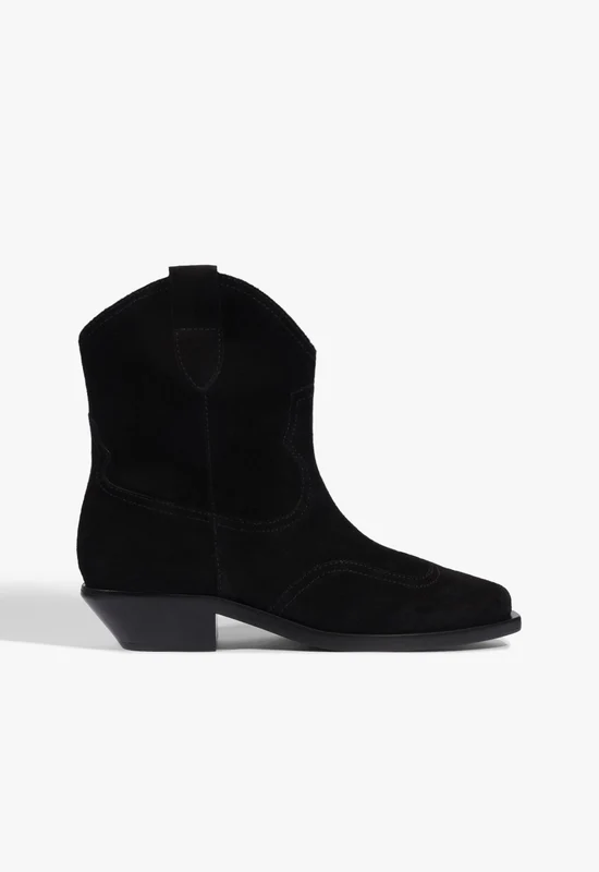 Nash Suede Bootie 8.5 / Black / Suede