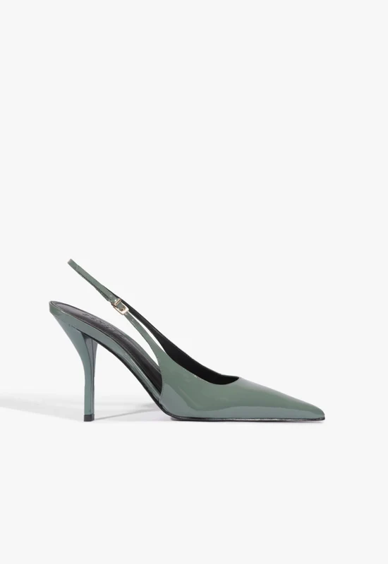 Liora Patent Leather Pump 6.5 / Myrtle Green / Patent