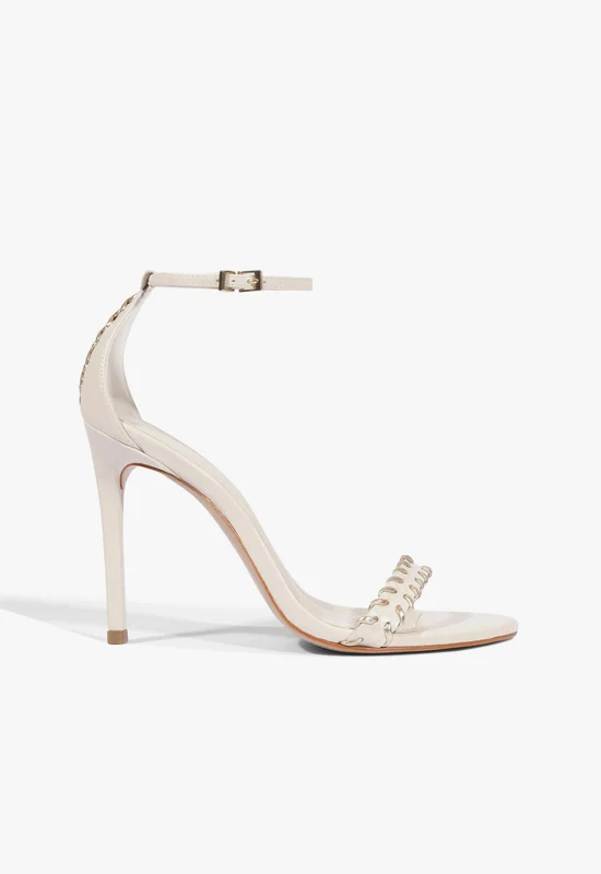 Rhea Sewing Sandal 5 / Sugar White / Leather