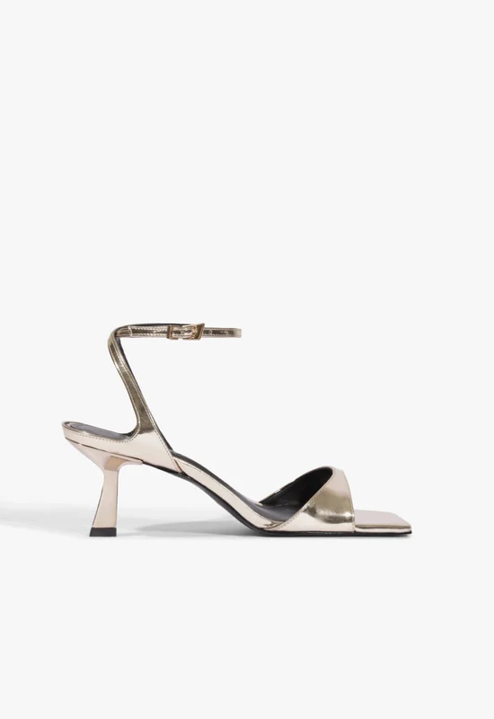 Ciara Mid Sandal 6.5 / Platinum / Metallic