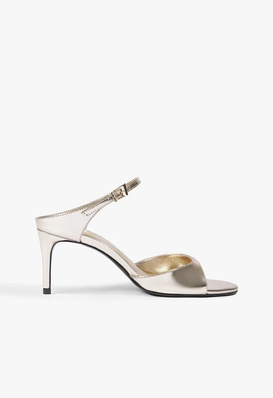 Lyra Mid Sandal 9 / Platinum / Metallic
