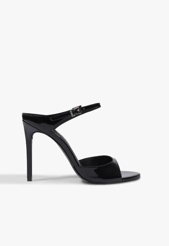 Lyra Patent Leather Sandal 11 / Black / Patent