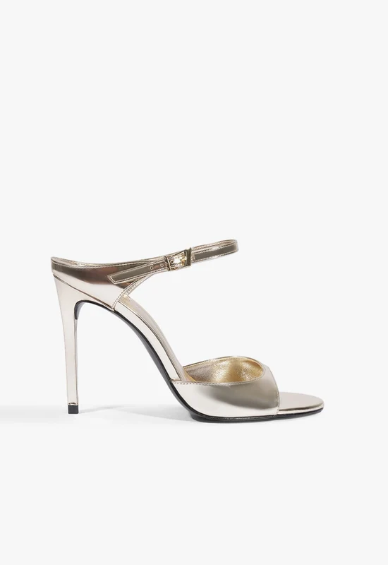 Lyra Sandal 5.5 / Platinum / Metallic