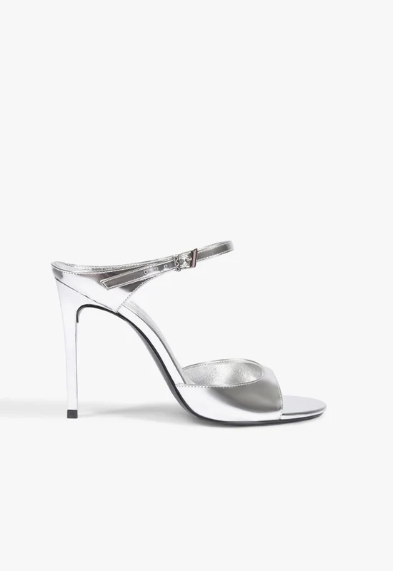 Lyra Sandal 10 / Silver / Metallic