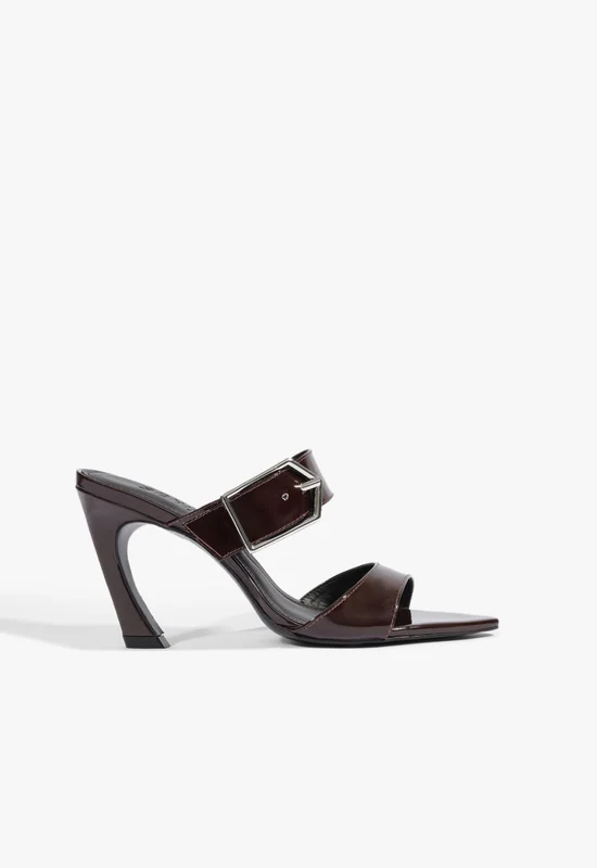 Venus Mule Patent Leather Sandal 7.5 / Maplewood / Patent
