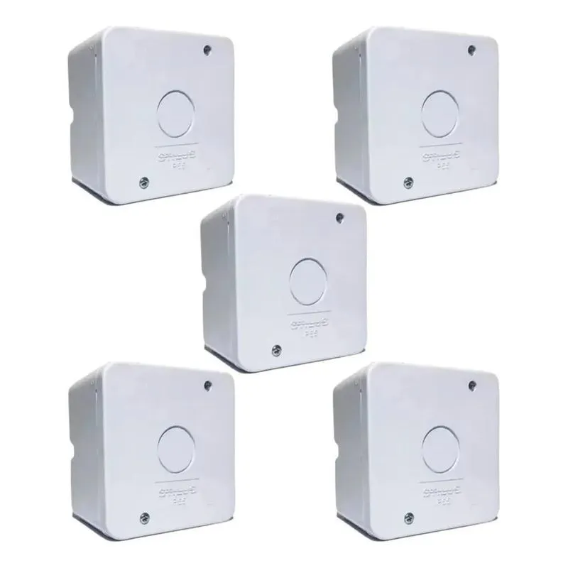 5x 5x Caixa Plástica Organizadora Câmera Cftv Pp Stilus - 25