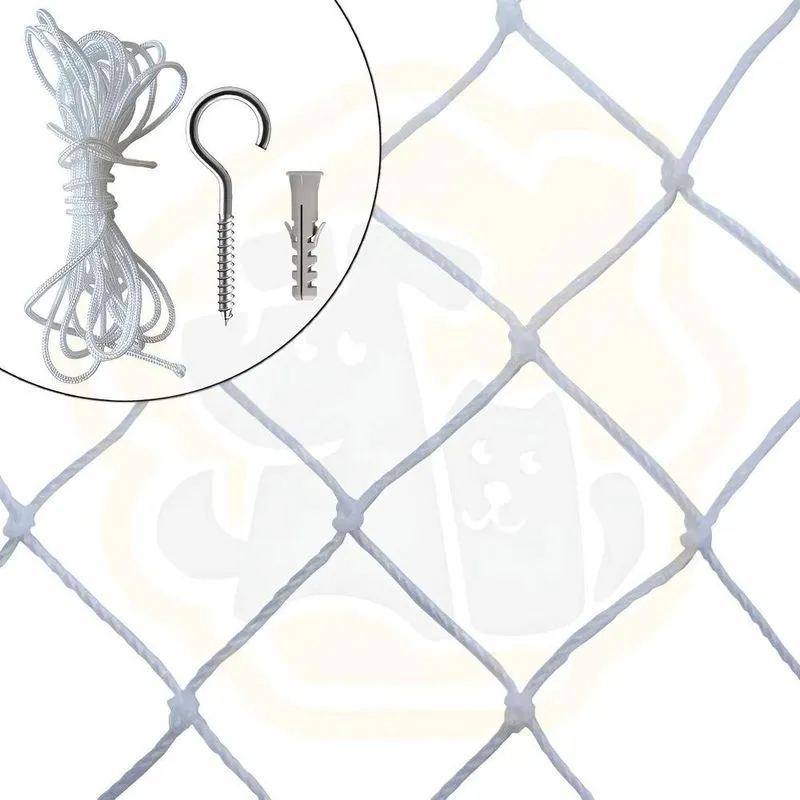 Kit Rede Tela Protecao Apartamento Janela 1,30 X 2,10 Branca