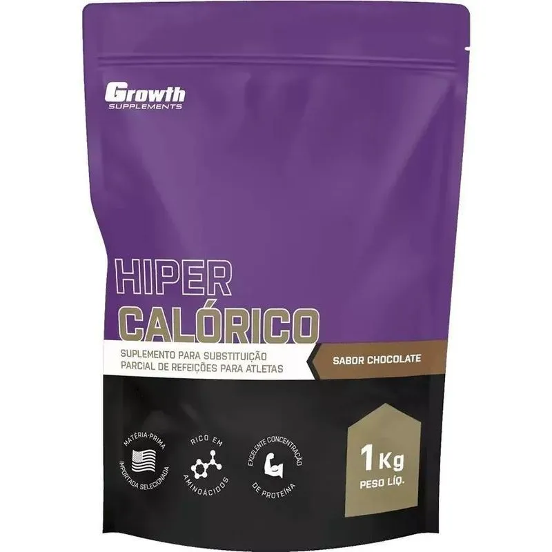 3x Hipercalórico (sabor Chocolate) (1kg) - Growth Supplement