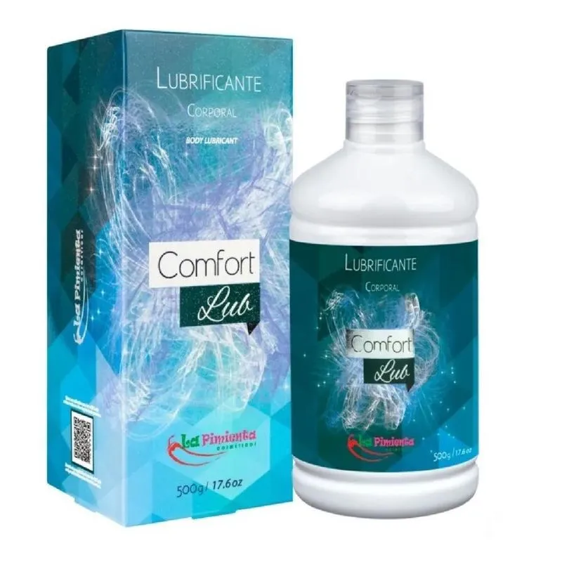 5x Lubrificante Intimo Base Dágua Neutro 500g Confort Lub B