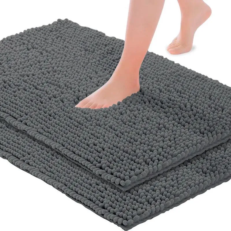 3x Kit 2 Tapetes Para Banheiro Antiderrapante Absorvente Mac