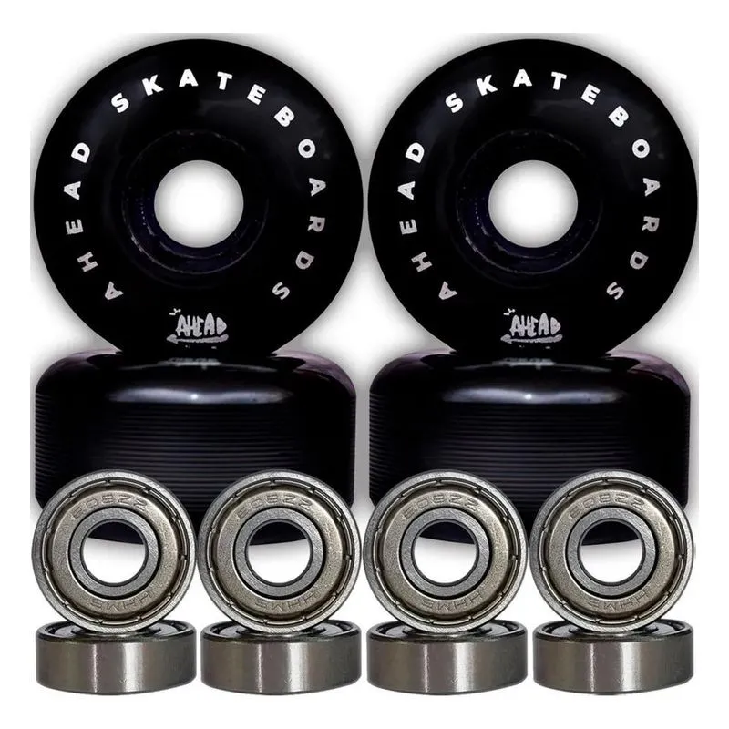 Rodinha Para Skate Semi Profissional Ahead + Rolamento Blac