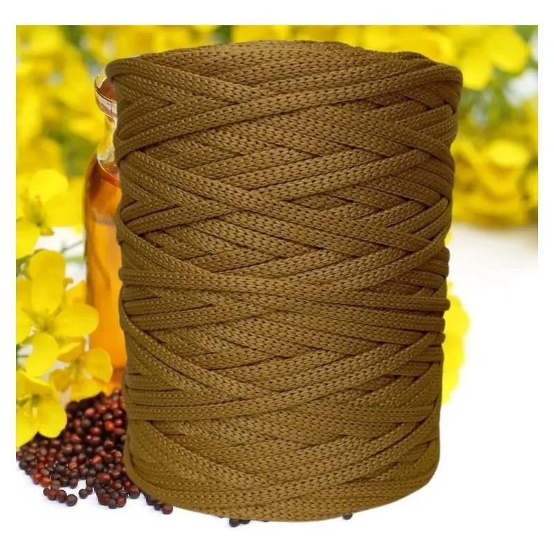 Fio Náutico 5mm 500g Poliéster: Artesanato Sofist - Mostarda