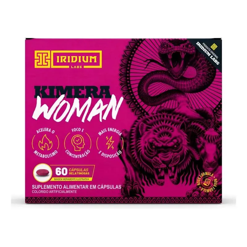 Kimera Woman 60 Caps Termogênico Feminino Iridium Labs Sabor