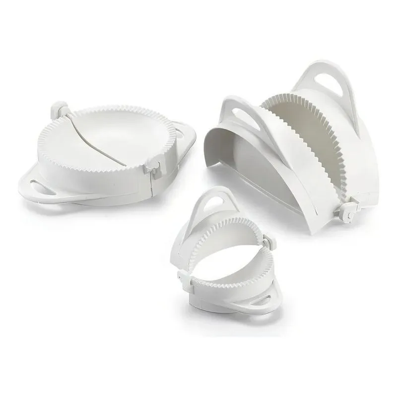 10x Formas Para Pastel E Salgado Kit Com 3 Tamanhos