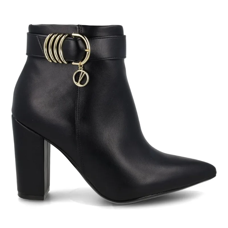 Bota Vizzano Ankle Boot Genebra Feminina Preta 39