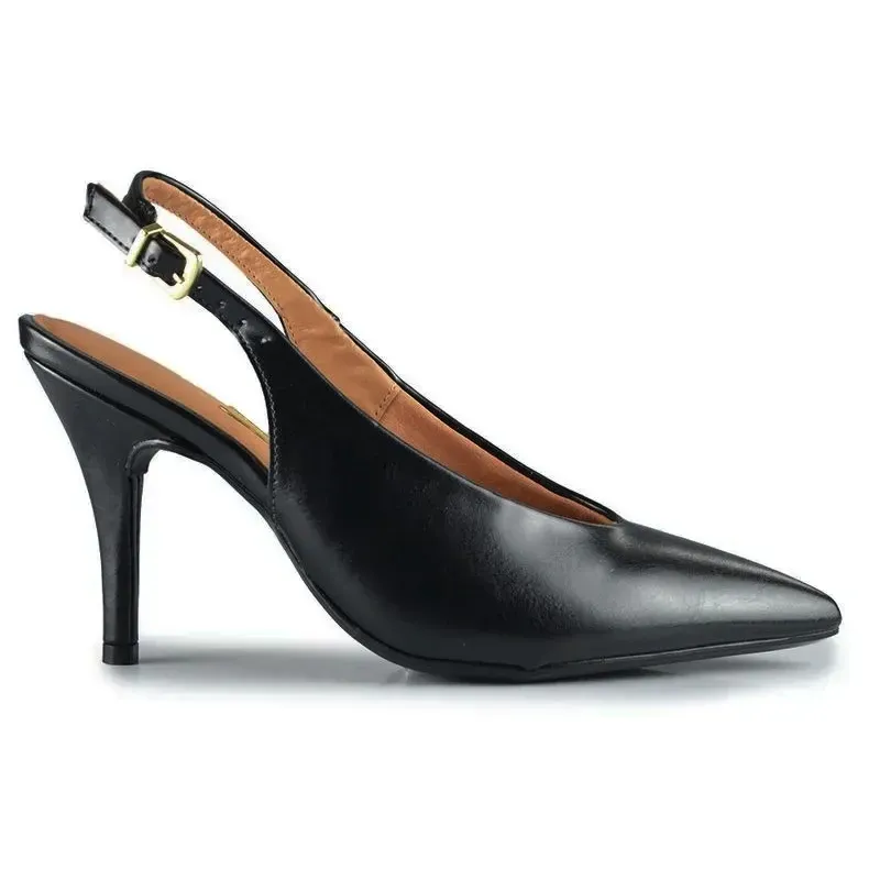 Scarpin Vizzano Slingback Feminino Preto 34