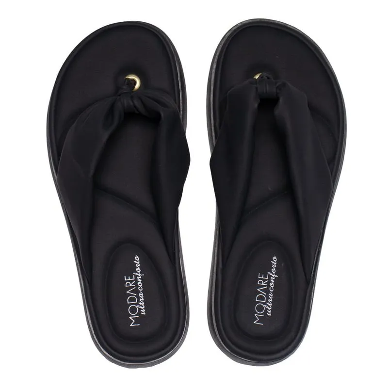 Chinelo Feminino Modare De Dedo Ultrasoft Preto - 35