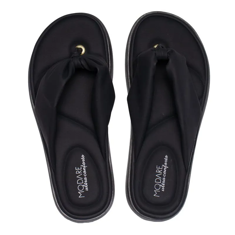 Chinelo Feminino Modare De Dedo Ultrasoft Preto - 39