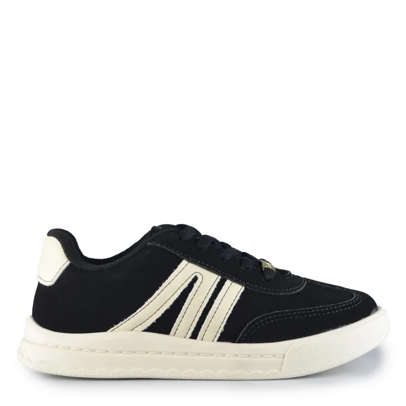 Tênis Casual Infantil Molekinha Feminino 2575.115 29464 NBK PTO/BCO OF 27