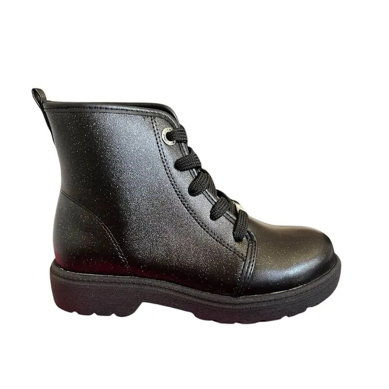 Bota Infantil Menina Molekinha 31 / PRETO GLITTER