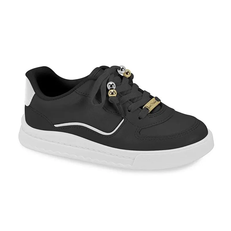 Tênis Molekinha Casual Infantil Menina Preto 26