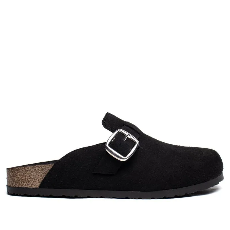 Mule Feminino Beira Rio Camurção Fivela Casual Preto - 36