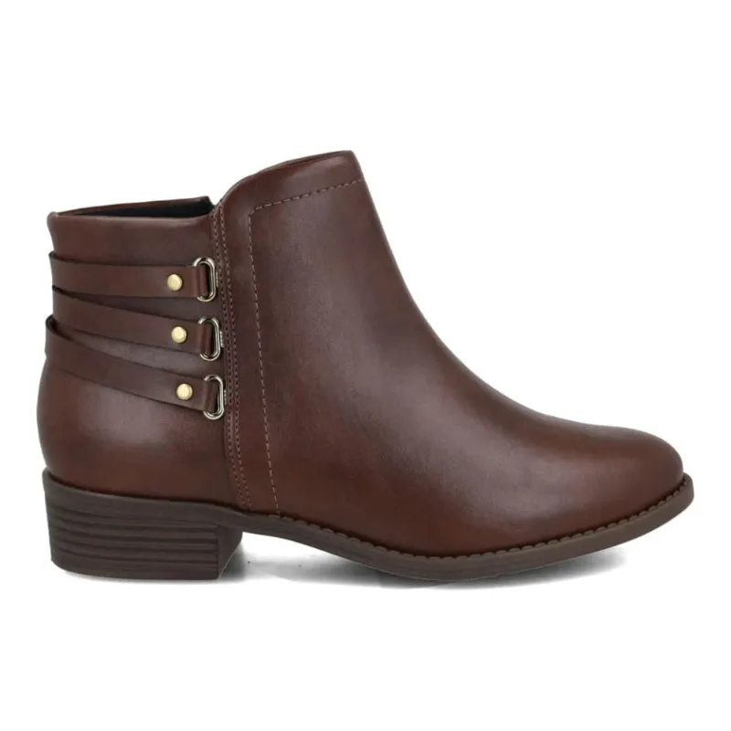 Bota Modare Cano Baixo Urban Comfort Feminina Café 34