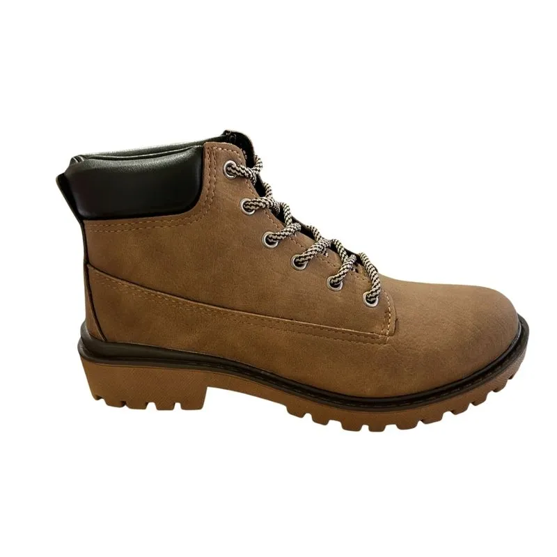 Bota Infantil Menino Molekinho 2817.111 Napa Suprema 36 / CASTANHO/PRETO