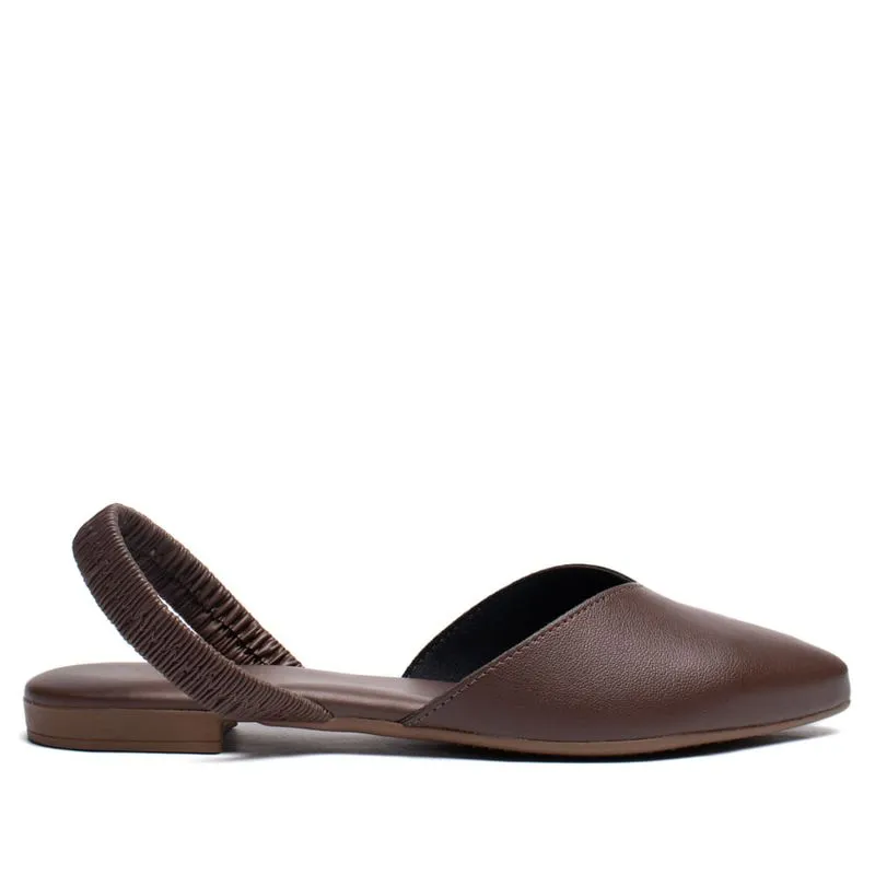 Mule Feminino Beira Rio Chanel Elástico Marrom - 34