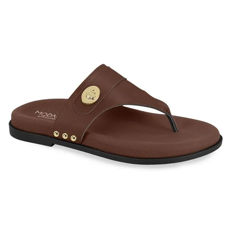 Rasteira Modare Ultra Soft Feminino Café Casual 39