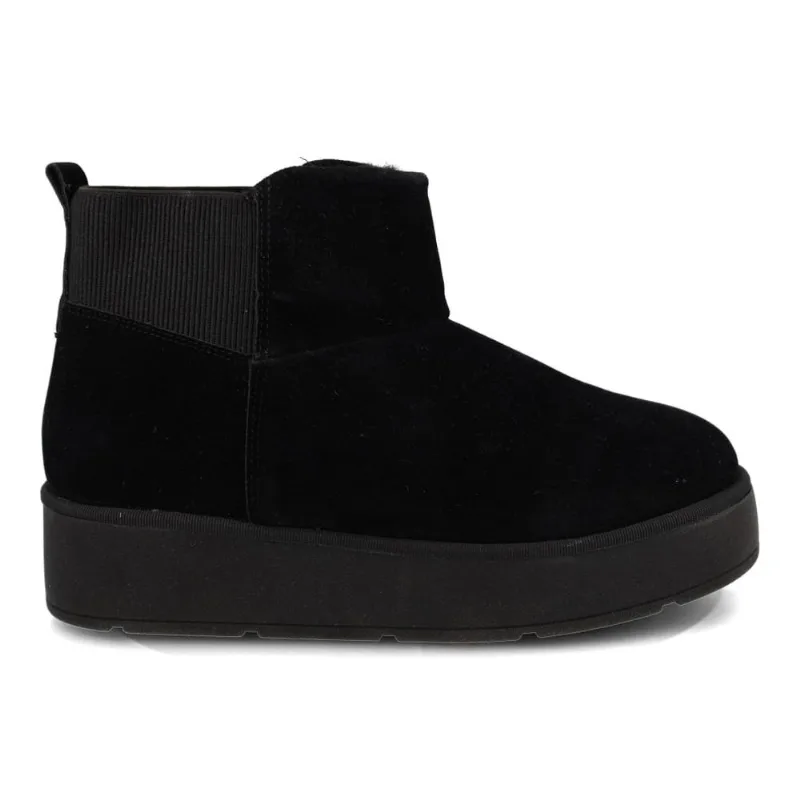 Bota Vizzano Casual Veludo Feminina Preta 33