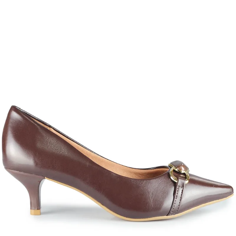 Scarpin Vizzano Feminino 1122.898 29918 NP GARDA CACAU 35