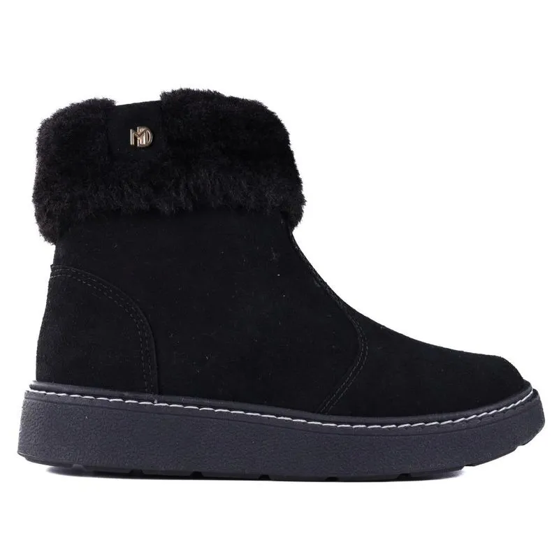 Bota Feminina Modare em Camurça com Pelúcia 7088.102 Preto 37