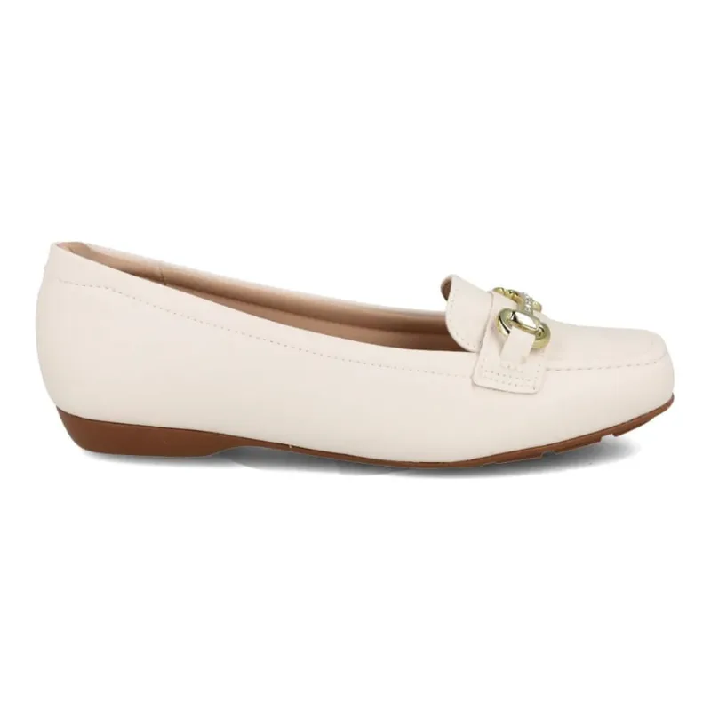 Sapato Mocassim Modare Feminino Branco Off Casual 35