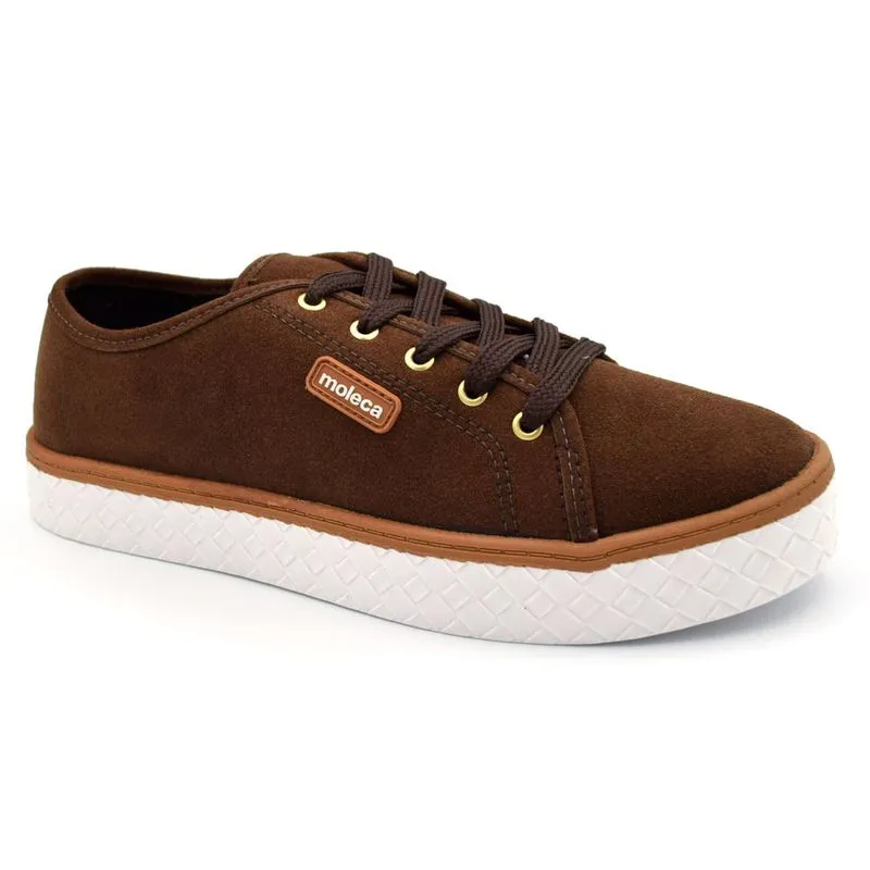 Tênis Casual Feminino Moleca Marrom 5712.205.31136 37