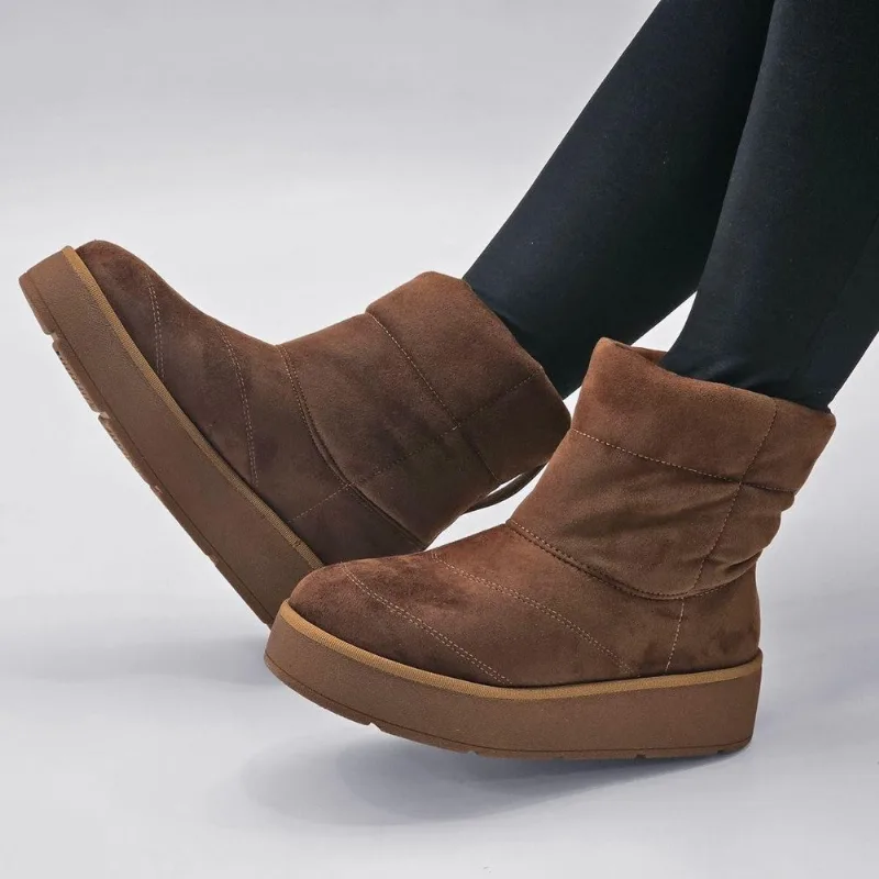 Bota Vizzano Feminina Camurça Strech 3110.100 37 / Caramelo