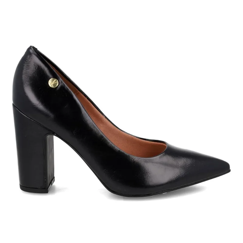 Scarpin Vizzano Preto Salto Bloco 38