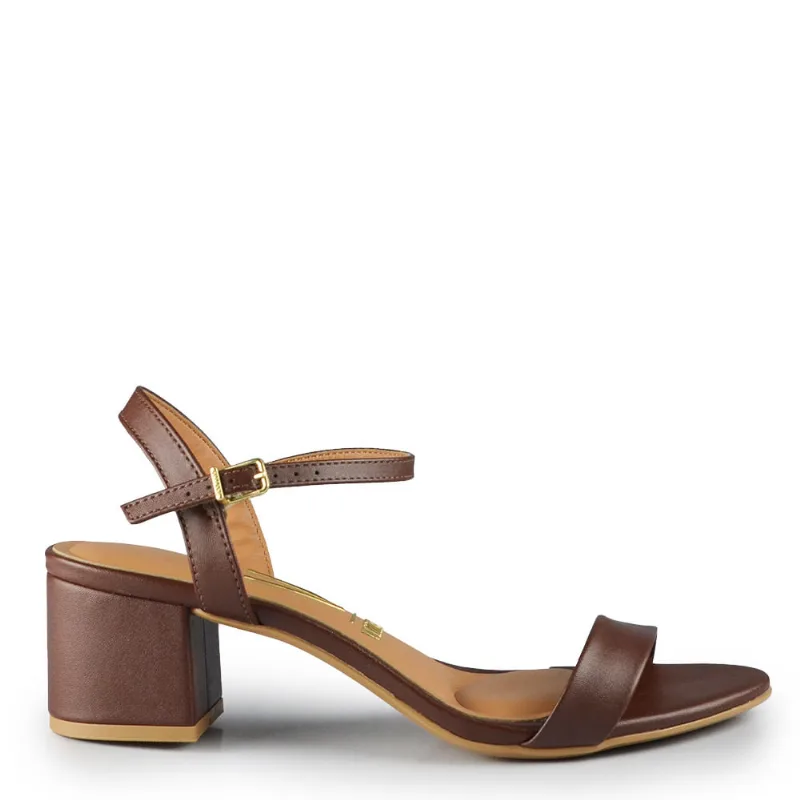 Sandália Vizzano Feminina Salto Baixo Bloco 6291.900 PELICA 8389 PEL CHOCOLATE 36