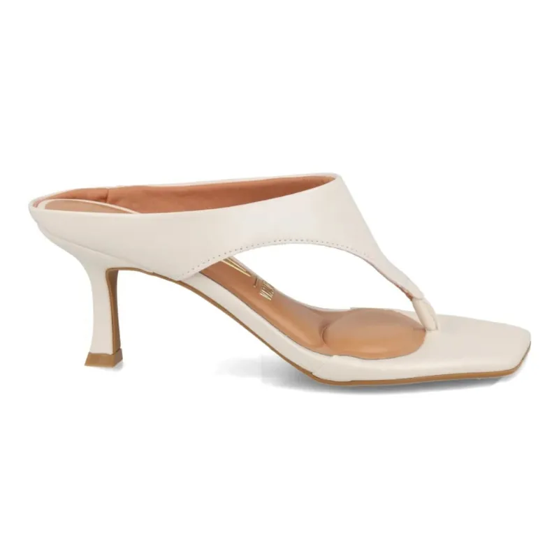 Tamanco de Dedo Vizzano Geométrico Feminino Branco Off 37