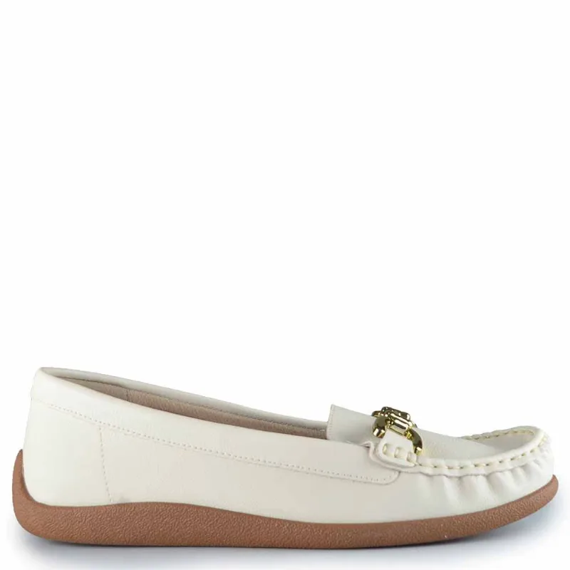 Mocassim Modare Feminino 7412.100 21736 NP BCO OFF 34